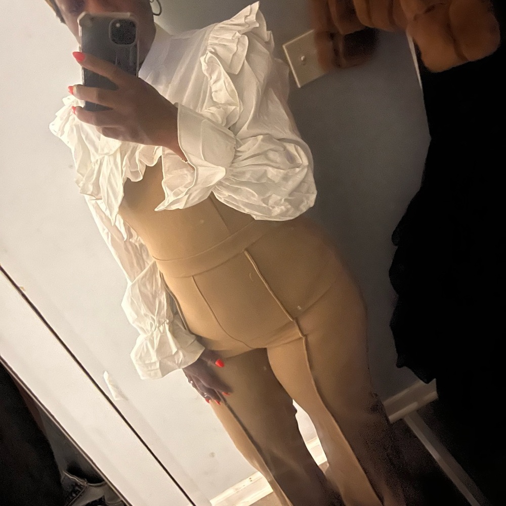 Women's Taupe Jumpsuit